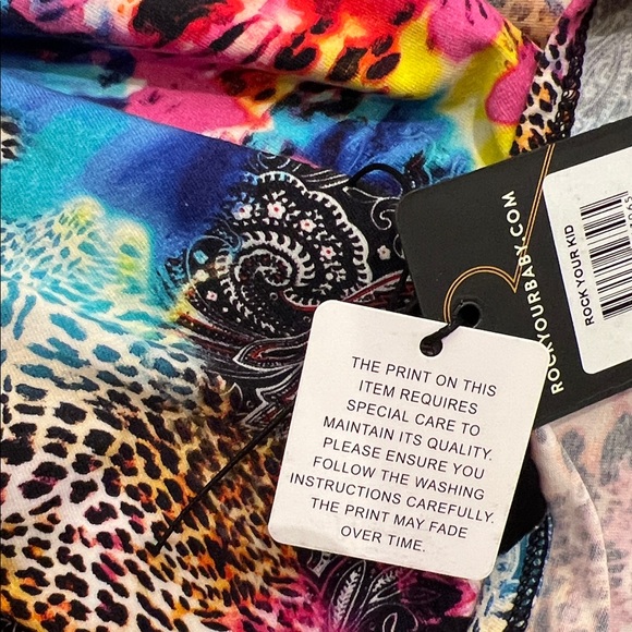 Rock Your Kid Abstract Leopard Waisted Dress - Picture 5 of 6